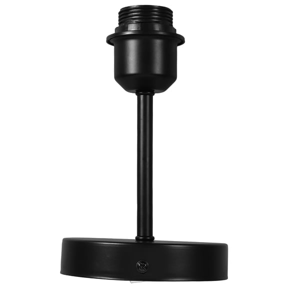 BESTYASH Sconce Lamp Holder E27 Lamp Socket Black Metal Homeowners DIY Projects 1Pack
