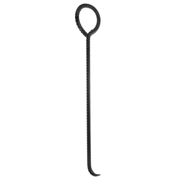 BESTYASH Manhole Cover Lifter Heavy Duty Black Threaded Steel Outdoor Tool