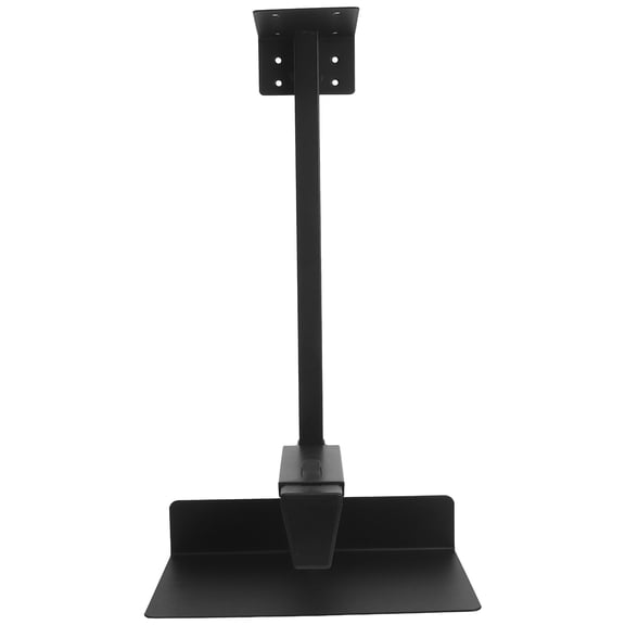 BESTYASH Black Metal Pc Tower Mount for Desk with Strong Compatibility and Easy Installation