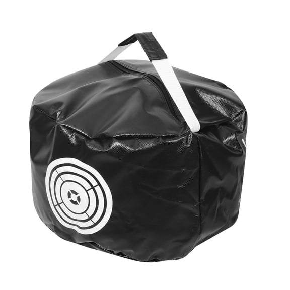 BESTYASH Black Nylon Golf Swing Training Bag for Indoor and Outdoor Use, Suitable for All Skill Levels, 1 Count
