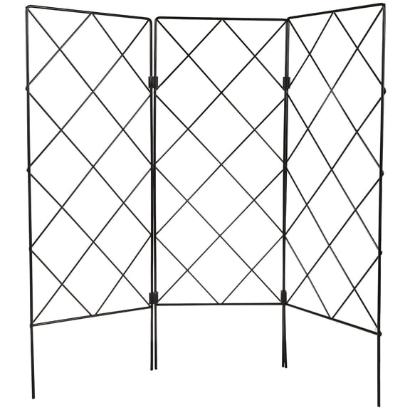 BESTYASH Black Plant Climbing Rack Foldable Garden Trellis for Vine Plants and Vegetables
