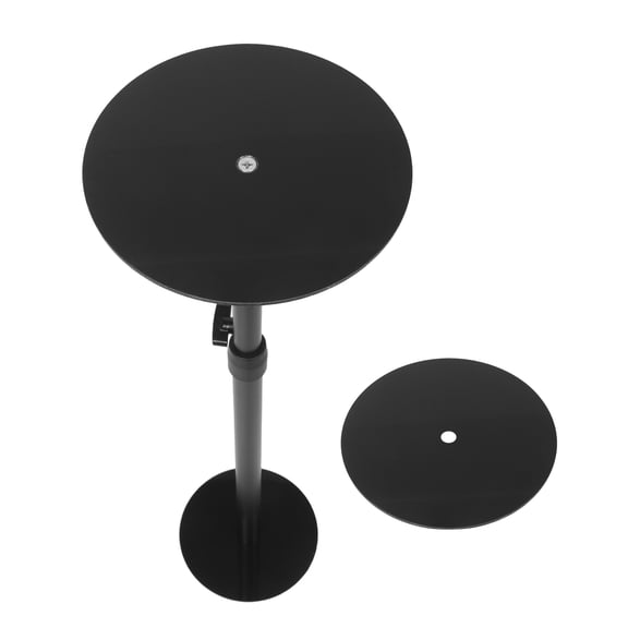 BESTYASH Black Plastic Adjustable Plant Pot Riser for Indoor Outdoor Garden with Space Saving Design