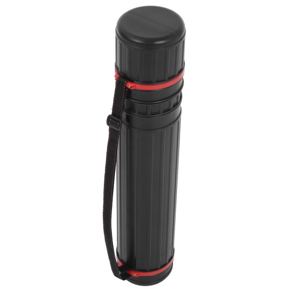 BESTYASH Black Plastic Blueprint Storage Tube for Mailing and Protecting Documents