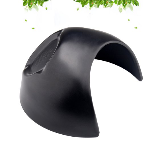 BESTYASH Black Plastic Pet Rest House Spider Nest Tortoise Hide and Snake Habitat Decor