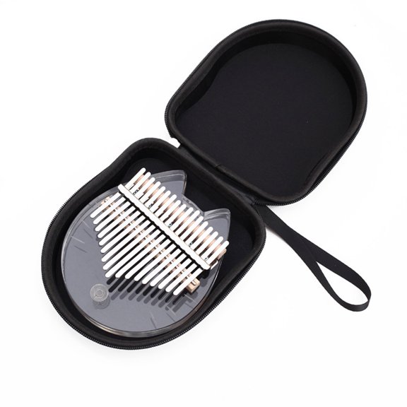 BESTYASH Black Practical Kalimba Case for Durable Thumb Piano Storage and Scratch Protection