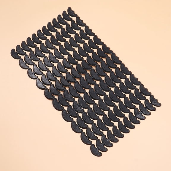 BESTYASH Sole Pads Plastic Black for Adults Daily Use 240Pack 18.1x10.2in