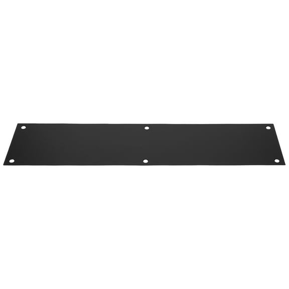 BESTYASH Metal Door Kick Plate Protector Black Weatherproof for Home Interior and Exterior
