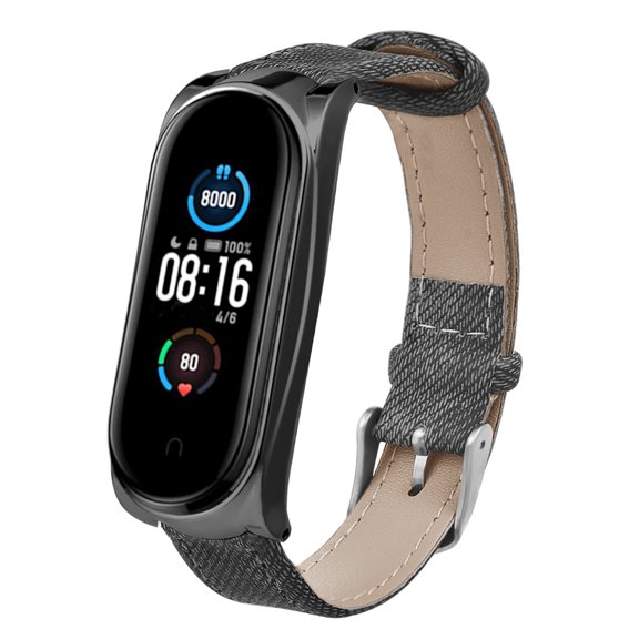 BESTYASH Black Watch Strap for watches Adjustable Comfortable Stylish Replacement Band 5/5 NFC