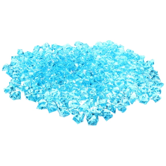 BESTYASH Blue Acrylic Crystal Stones for Fish Tank Decoration with Durable Natural Texture and Smooth Finish