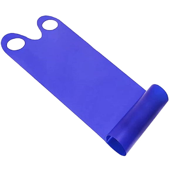 BESTYASH Blue Foldable Winter Sled with Comfortable Handle for Snow and Grass Sliding Outdoors