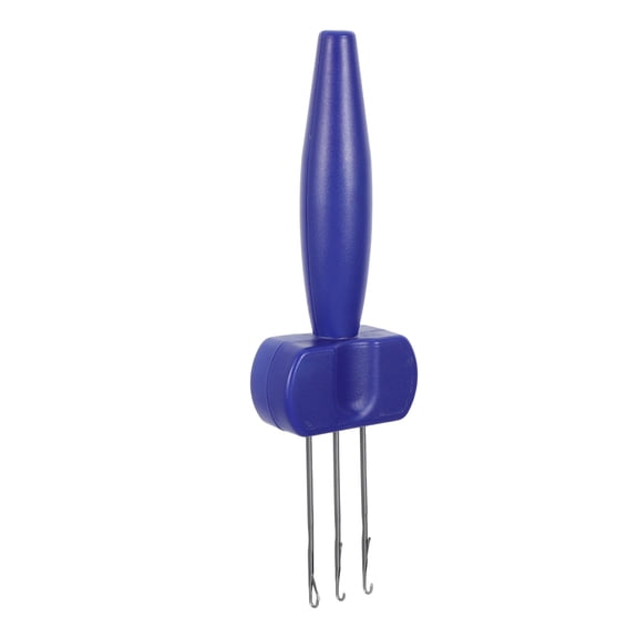 BESTYASH Blue Handheld Yarn Winder Cord Maker Portable Knitting Tool for Home Crafting