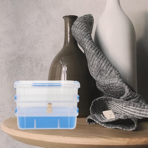 BESTYASH Versatile Plastic Storage Box with Lid for Craft and Small Parts