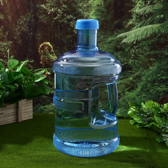 BESTYASH Blue Water Container Large Capacity with Wide Mouth and Handle Reusable for Outdoor and Indoor Use