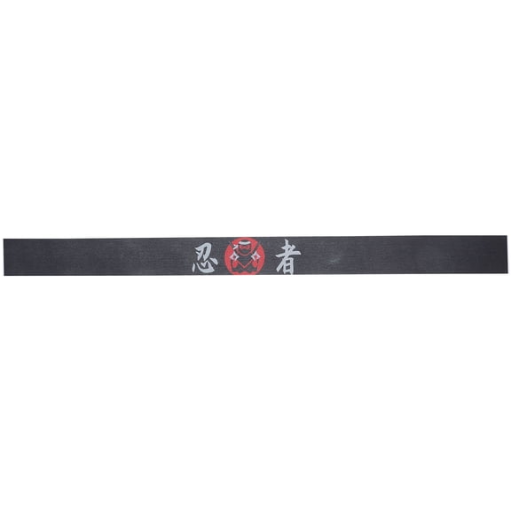 BESTYASH Breathable Black Japanese Sports Headband, Reusable Polyester Sweatband for Running, Gym, Fitness, and Outdoor Activities