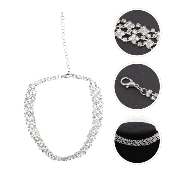 BESTYASH Bridal Choker Necklace Fashion Statement Alloy 1Pack Special Occasions