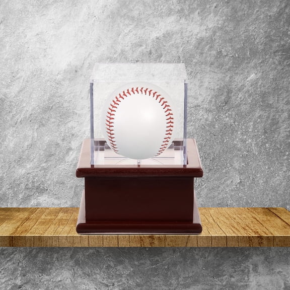 BESTYASH Brown Acrylic Display Case for Collectibles, Storage Box for Figurines, Models, and Keepsakes