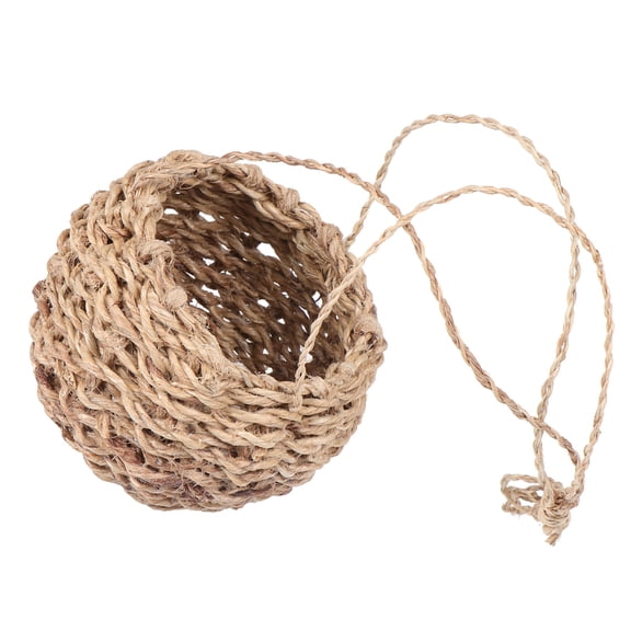 BESTYASH Premium Brown Hemp Storage Basket Suitable for Clothes Socks and Plant Display in Various Spaces