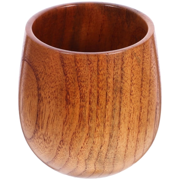 BESTYASH Brown Wood Coffee Mug with Temperature Retention for Daily Beverage Use