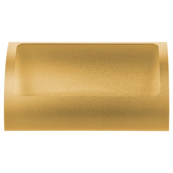 BESTYASH Business Cards Holder Card Storage Rack Rectangular Golden 1Pcs