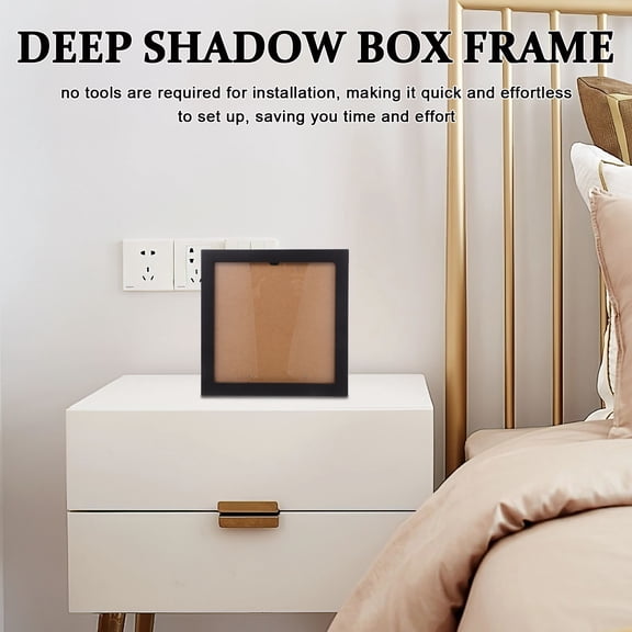 BESTYASH Wooden CD Storage Frame Wall Display Holder - 1 Piece Wood Frame for CDs and Media