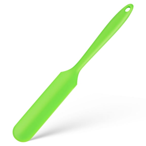 BESTYASH Green Silicone Cake and Cream Spatula Set - Flexible, Non-Stick Jar Spatula for Baking, Cooking, and Kitchen Use