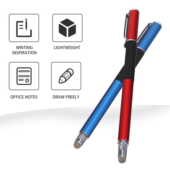 BESTYASH Capacitive Stylus Pen 2 Pcs Red Brass for Students and Artists on Back to School