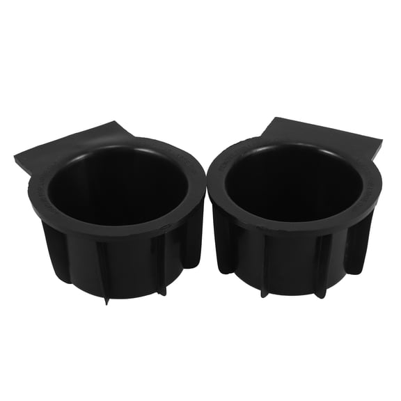 BESTYASH Car Cup Holder Insert Replacement Black Rubber Liner for Center Console with Spill Prevention