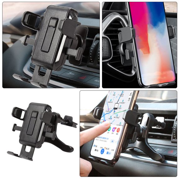 BESTYASH Car Phone Holder Square ABS Non Slip Mobile Phone Mount for Vehicle 1 Set
