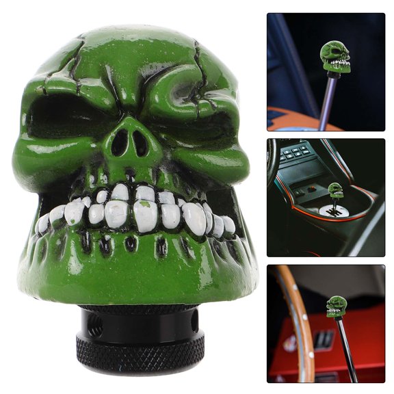BESTYASH Car Shifter Knob Gear Shift Knob Resin Green 1Pcs For Car Enthusiasts