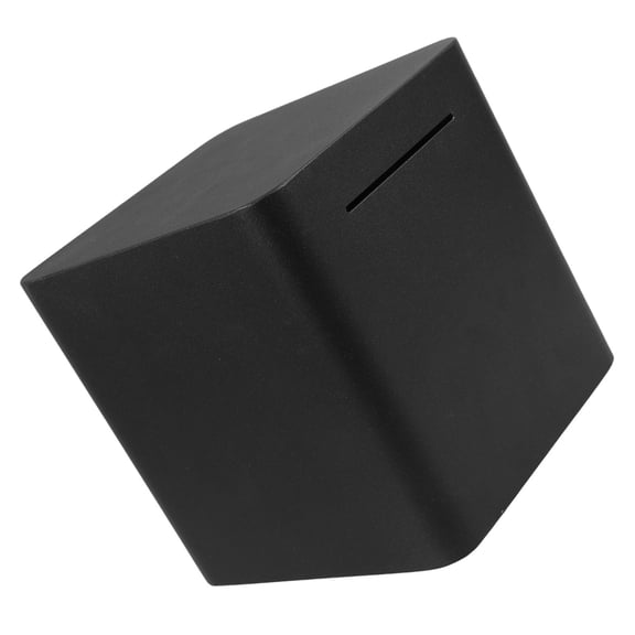 BESTYASH Cash Safe Money Saving Box Secure Saving Iron Black 1 PCS for Adults