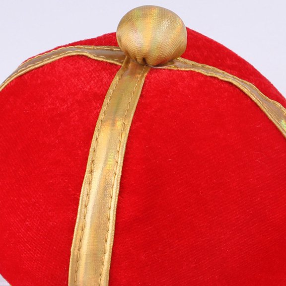 BESTYASH 1Pc Red Cat Headband Elastic Band Comfortable Pet Crown Accessory