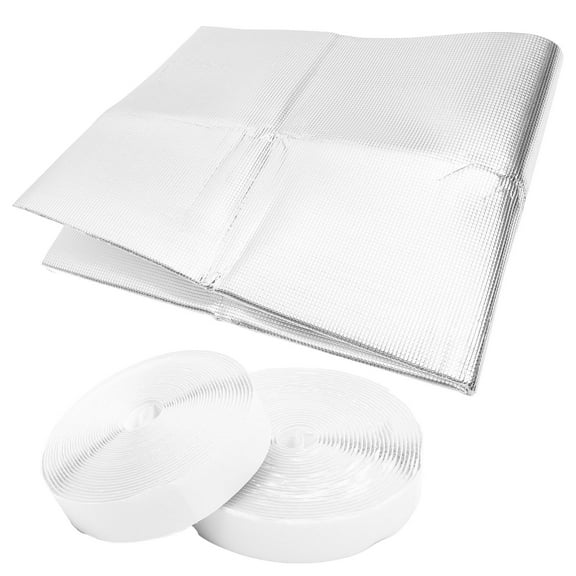 BESTYASH Ceiling Fan Cover in White Aluminum Film with Airtight Seal and Easy Installation