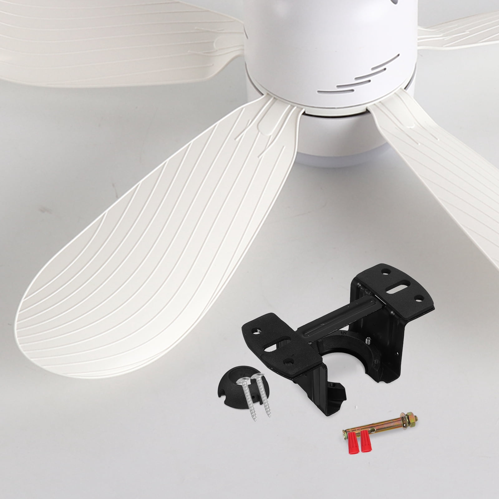 Inner Ceiling Fan BESTYASH Ceiling Fan Mounting Bracket Kit, Iron Slope Ceiling Adapter ...