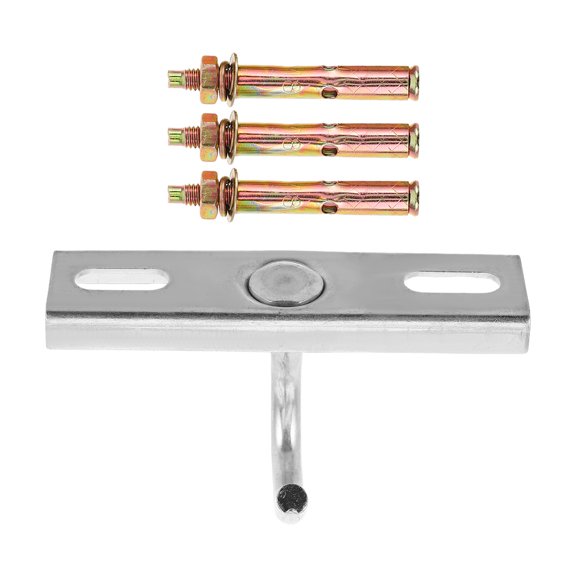 BESTYASH Ceiling Hook For Fan Strong Load Bearing Ceiling Hook Silver Iron 1Pcs