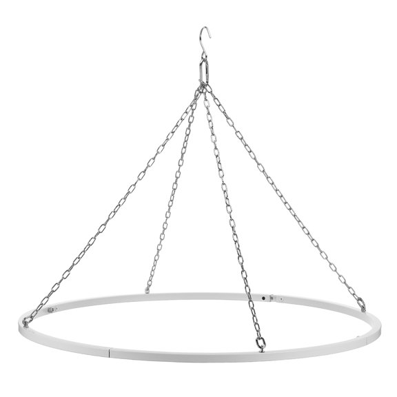BESTYASH Ceiling Drape Hanging Ring Stainless Steel Plated Silver for Home Stable Load-Bearing