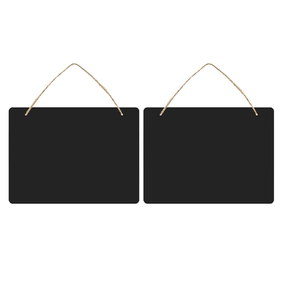 BESTYASH Wooden Hanging Chalkboard Double Sided Message Board for Kitchen Bar Wedding Decor