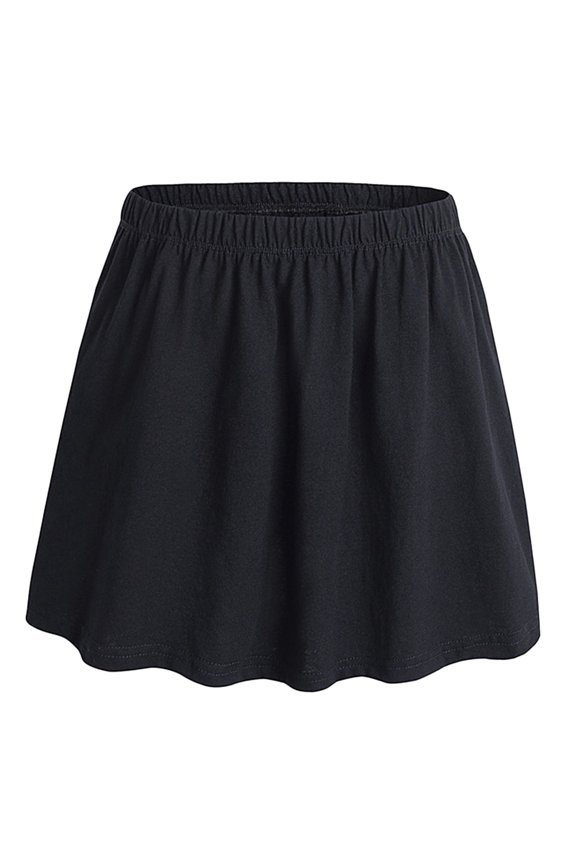 Chic Black Lower Sweep Skirt Hemline Extender Perfect for Layering Shirts