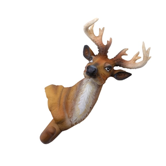 BESTYASH Chic Buck Deer Wall Hook, Multi-Resin Decorative Hanging Hook for Home and Interior Designers, 1 Piece