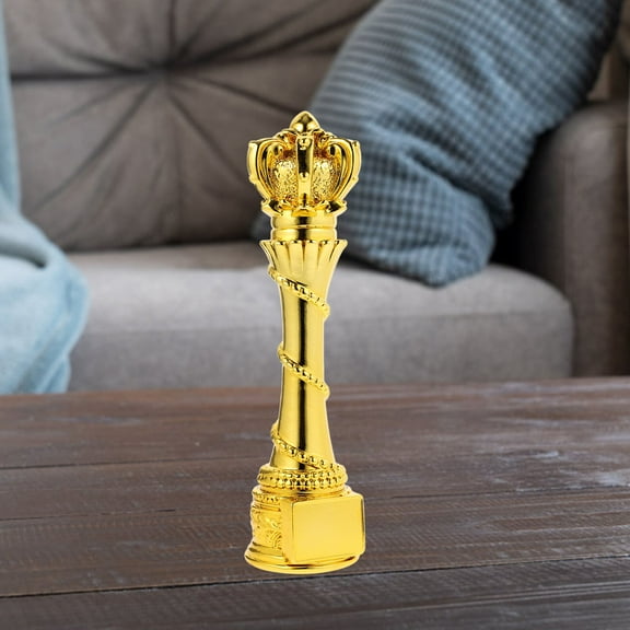 BESTYASH Chic Golden Resin Award Trophy for Competitions Parties and Office Recognition