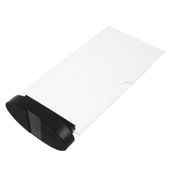 BESTYASH Clear Acrylic Double Sided Rotatable Menu Display Stand for Restaurant Counter Use