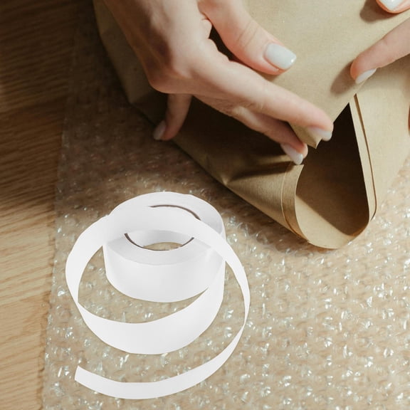 BESTYASH Clear Circle Stickers with Adhesive Dot for DIY Envelope Sealing and Labeling