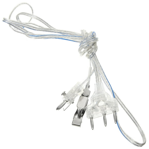 BESTYASH Clear Multi Function Fencing Foil Cord Cable with Stainless Steel Clip for Convenient Use