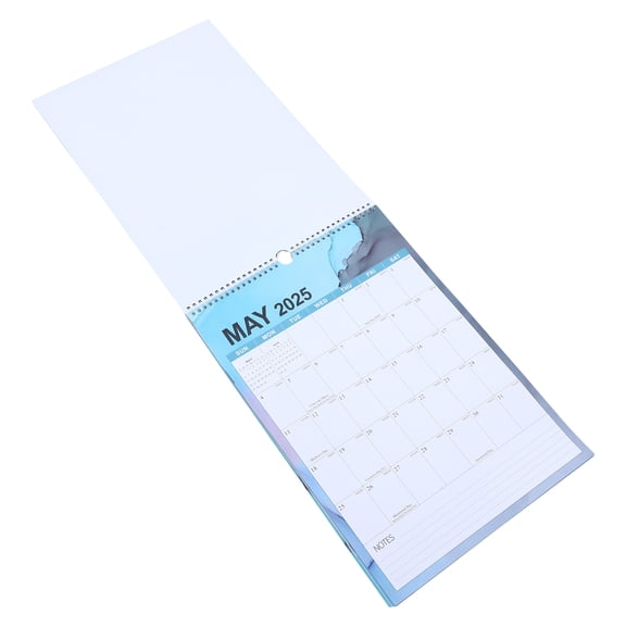 BESTYASH Small Clear Wall Calendar with Printed Dates for Home Use, Ideal for Appointment Scheduling and Goal Planning