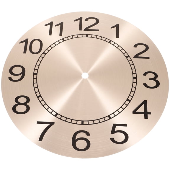 BESTYASH Clock Face Replacement Clock Dial in Rose Gold for Diy Makers 1Pack