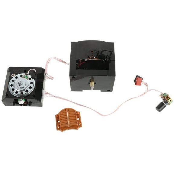 BESTYASH Clock Making Kits Cuckoo Clock Parts Black Plastic Unique Design Wall Mounted 1Pack