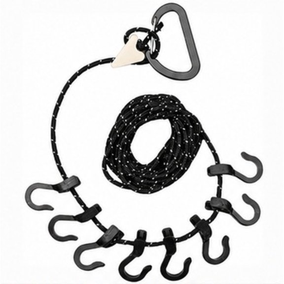 BESTYASH Outdoor Camping Clothes Drying Rope, Nylon Strip for Hiking, Travel, Camping Gear, 1 Set