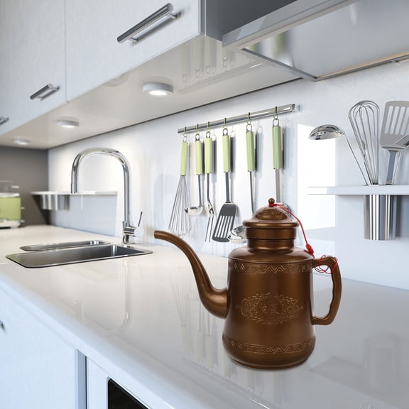 BESTYASH Coffee Color Beverage Jug Plastic Pitcher with Lid Designed for Refrigerator Use