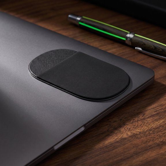 BESTYASH Compact Black Mouse Storage Cover for Wireless Accessories with Easy Attachment