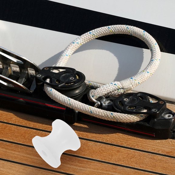 BESTYASH Boat Bow Anchor Roller Marine Grade Nylon Anchor Pulley for Single Person Use