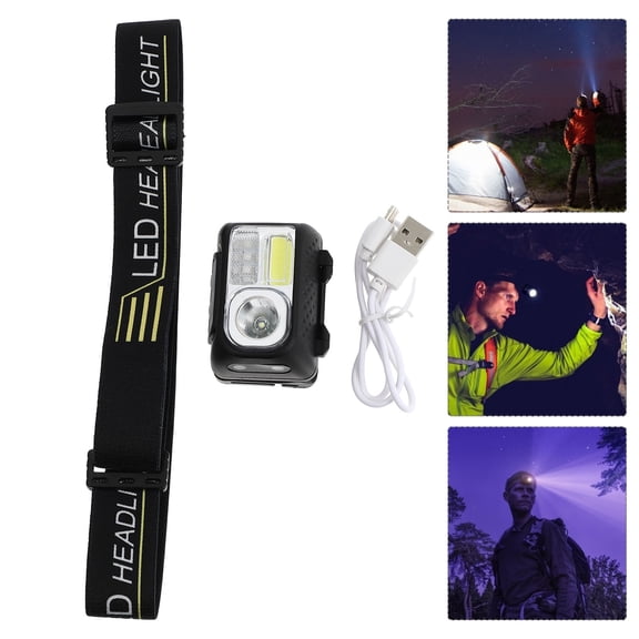 BESTYASH Compact Outdoor Headlamp with USB Charging and Large Capacity Battery for Hiking Camping